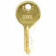 thumbnail image 1 of Padlock Replacement Key for American Lock O2196, 1 of 1