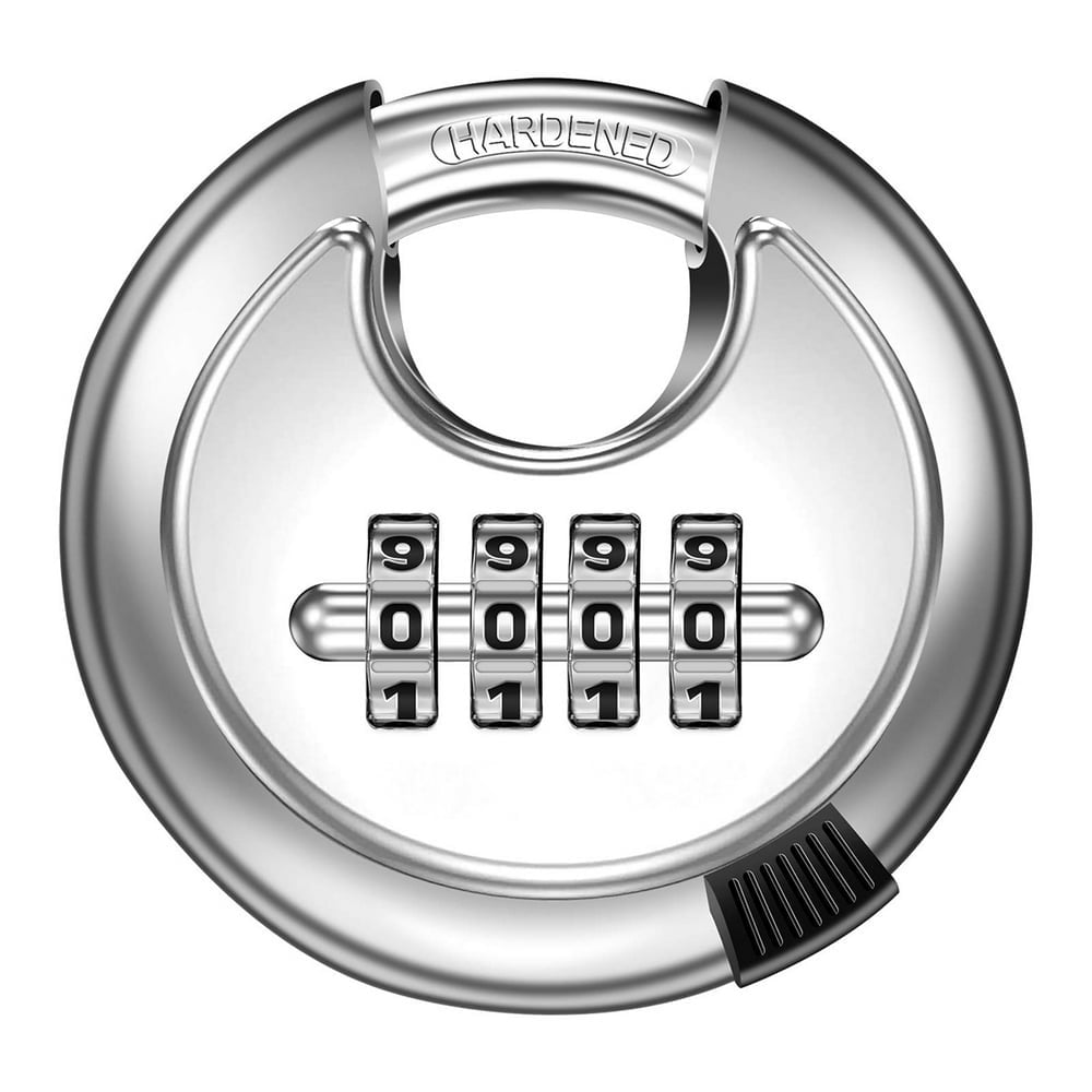 Padlock With Key Stainless Steel Discus Padlock suitable for warehouses