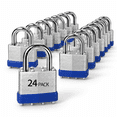 Padlocks Keyed Alike 24 Pack Laminated Steel Padlock (1-9/16