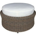thumbnail image 1 of Padma's Plantation Barbados Wicker Ottoman in Kubu Gray, 1 of 2