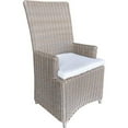 thumbnail image 1 of Padma's Plantation Nico Wicker Patio Dining Armchair in Kubu Gray, 1 of 2