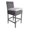 thumbnail image 1 of Padma's Plantation Outdoor Boca Counterstool - With White Outdoor Cushion, 1 of 5