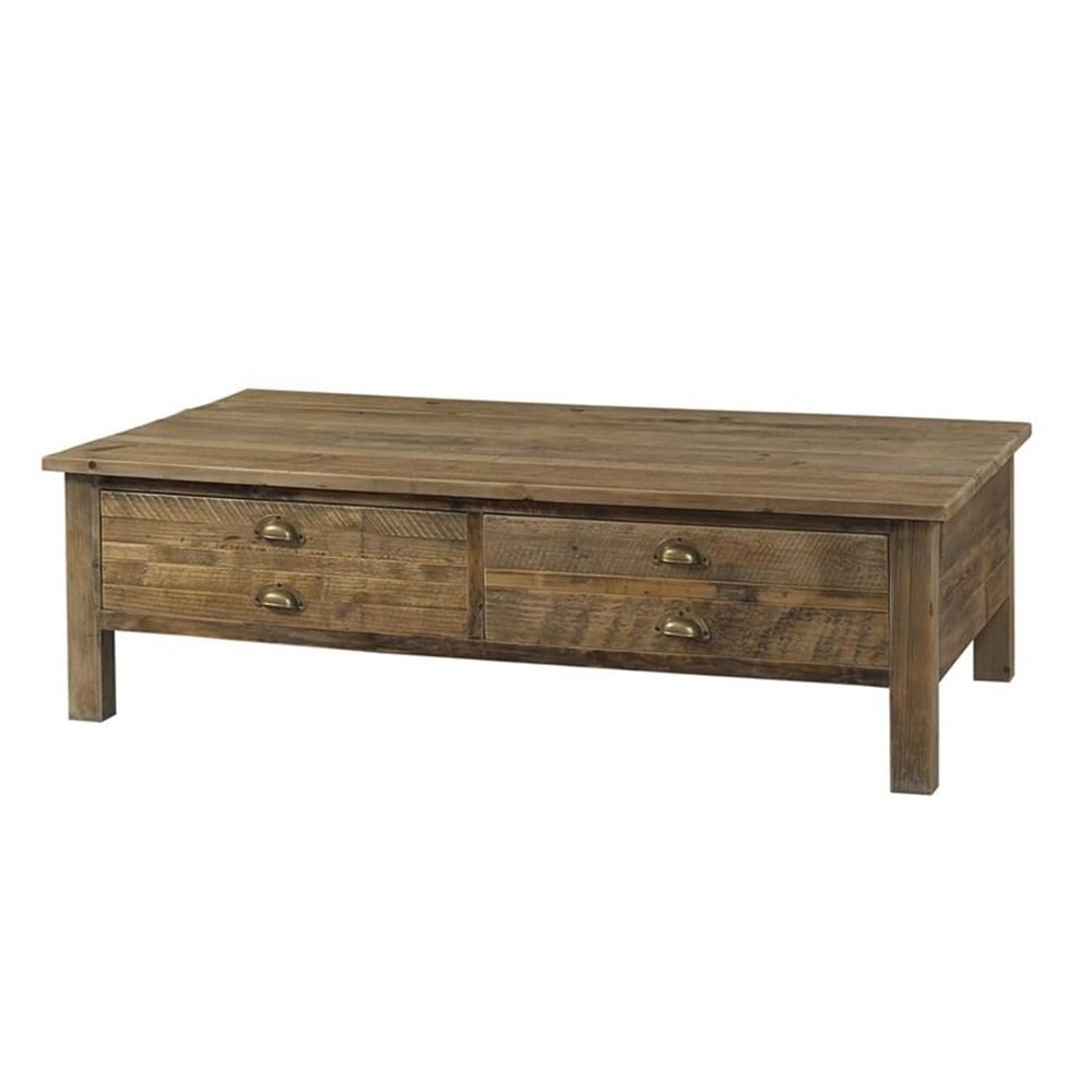 Padma's Plantation Salvaged Wood Coffee Table in Natural