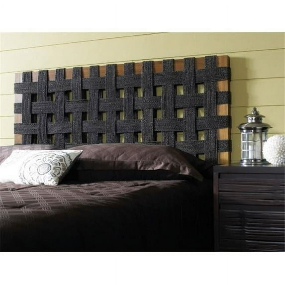 Padma's Plantation Seagrass Open Weave Headboard-Twin