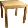 thumbnail image 1 of Padma's Plantation Wood 31.5" Patio Dining Table in Natural, 1 of 6
