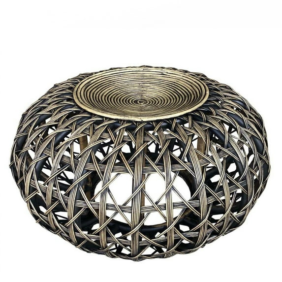 Padma's Plantation Open Weave Ottoman