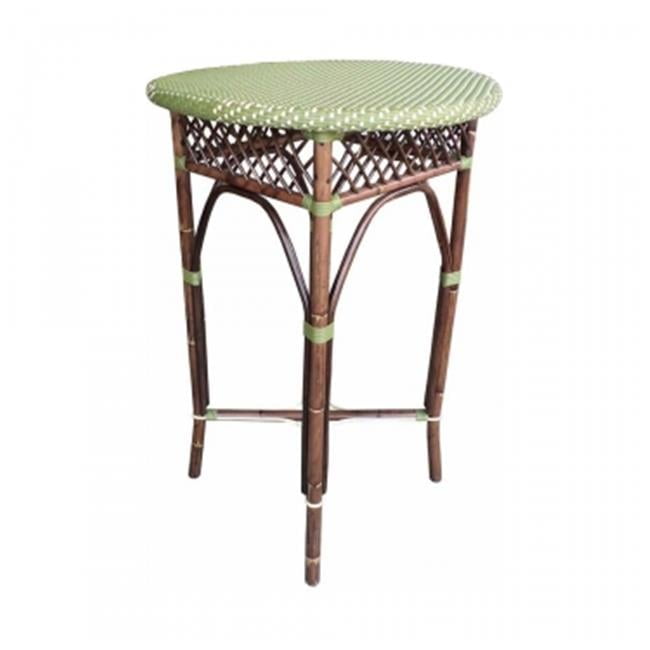 Padmas Plantation  Paris Bistro Bar Table - Green