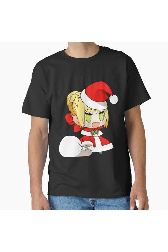 Padoru Padoru, Fate/Extra Christmas Themed Anime Meme Fan Art G28899 Unisex T-Shirt, Up to Size 5XL