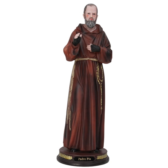 Padre Pio 16" Resin Religious Home Decor Catholic Figure