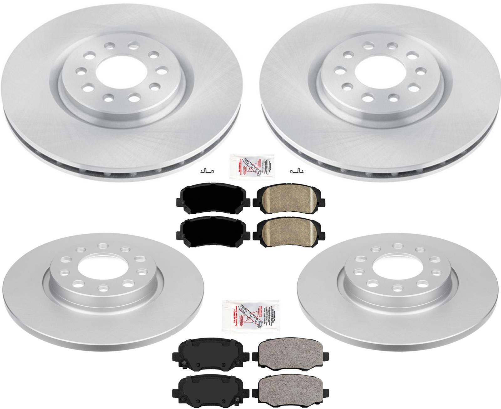 MGP 4 Caliper Covers Engraved Front & Rear Bowtie Matte Black finish