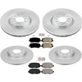 thumbnail image 1 of Pads & Coated Rotors For 14-21 Cherokee W/ 278MM /W Front Single Piston Caliper, 1 of 11