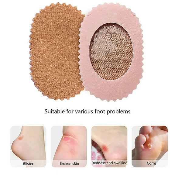 Pads Corn Protectors Patch Calluses Plantar Warts Plaster Medical Sticker Toe Protector Foam Round Chicken Eye Patch Pink Latex