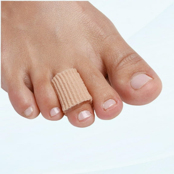 Pads with Hydrating SmartGel Technology - Reusable Tube Cover Protects and Cushions Corns, Blisters, Plantar Warts, Pressure Sores, Calluses on Feet, Toes, Fingers - 12-Pack