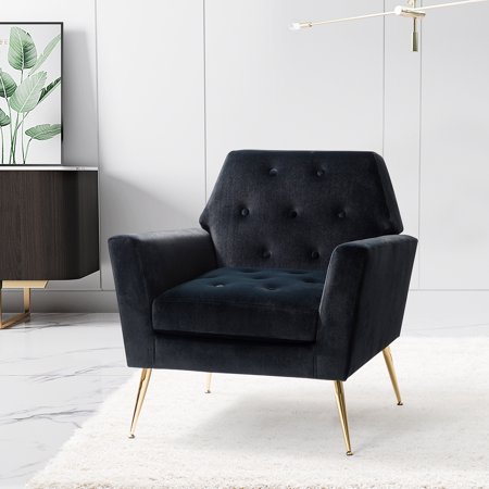 Padus Armchair with Metal Base