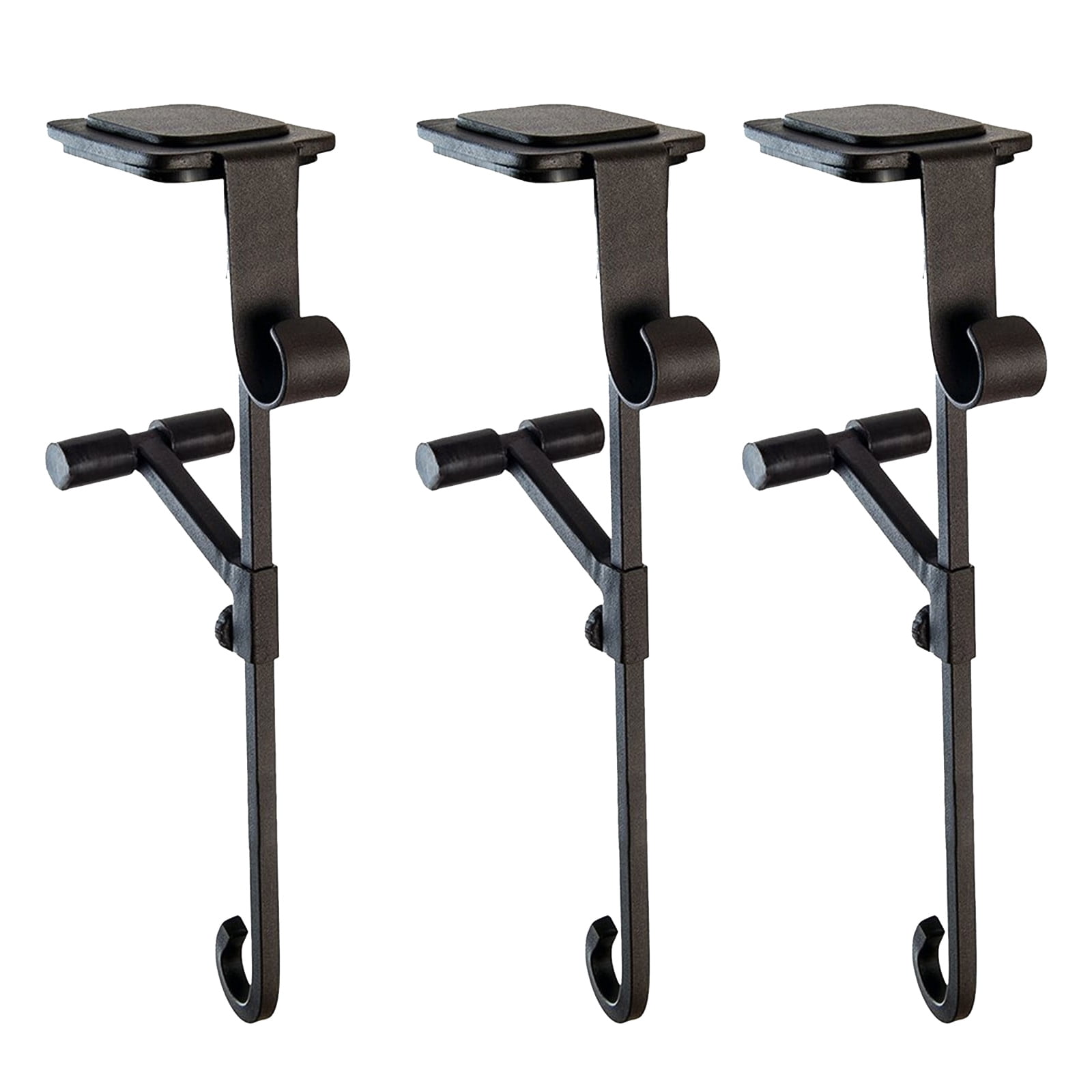 2 In 1 Garland Stocking Hangers - No Drill Adjustable Heavy Duty Fireplace Mantel Hooks For Christmas Decorations