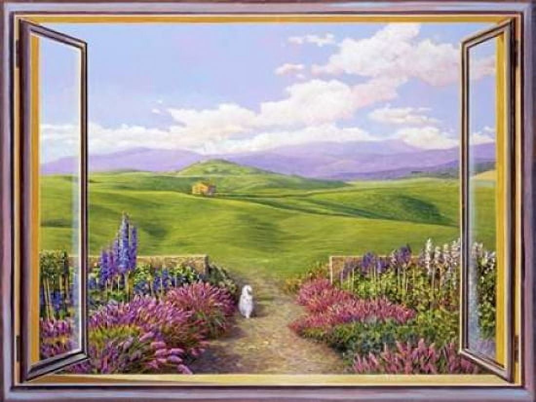 Paesaggio toscano Canvas Art - Andrea Del Missier (22 x 28)