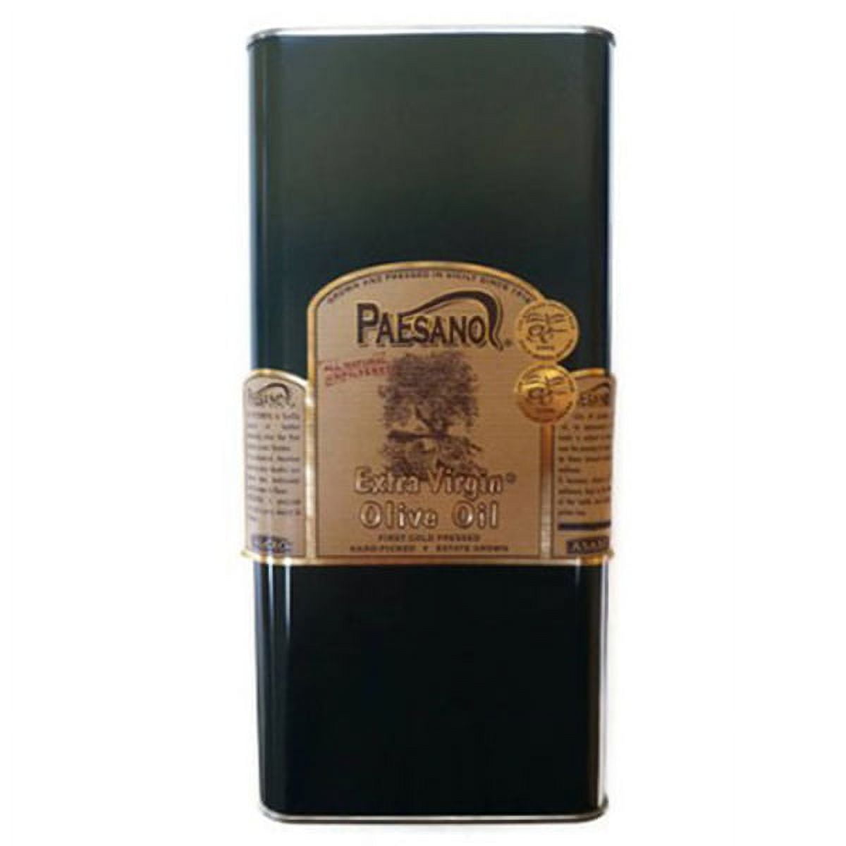 Paesano Unfiltered Sicilian Extra Virgin Olive Oil 5 L Container Pack of 1