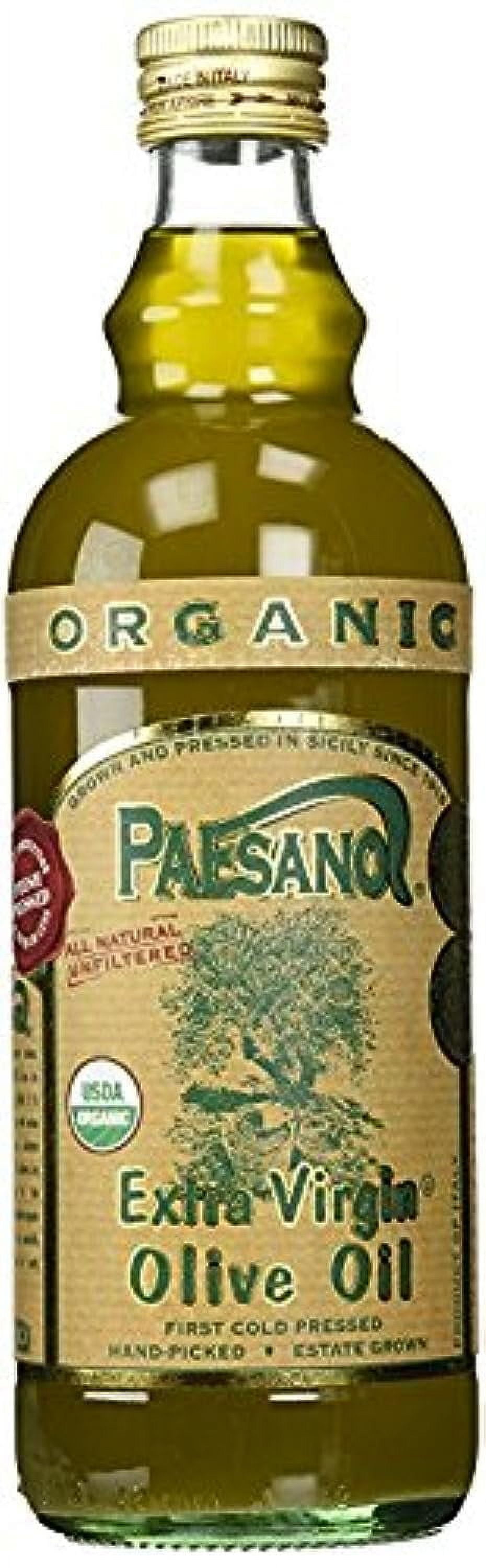 Paesano Usda Organic Sicilian Extra Virgin Olive Oil 34oz. Bottle (Pack of 2)