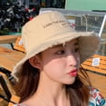 thumbnail image 1 of Pafei Tyugd Denim Bucket Hats for Women Summer Print UV Protection Beach Sun Hat with wide Brim for UnisexYellow, 1 of 6