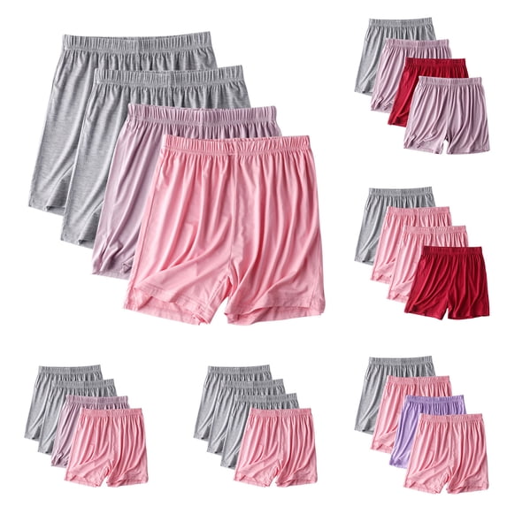 Pafei Tyugd Soft Pajama Shorts for Women Elastic Waisted Lounge Bottoms Loose Fit Breathable Comfortable Sleep Shorts Pink L