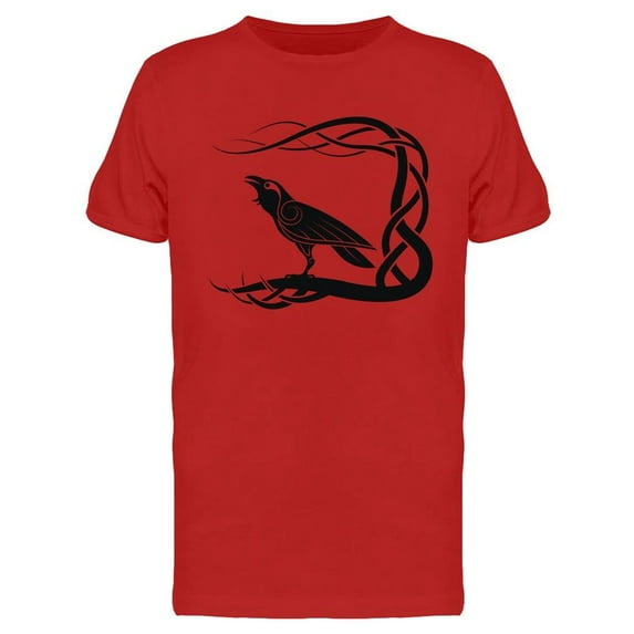 Pagan Raven Design T-Shirt Men -Image by Shutterstock, Male 3X-Large