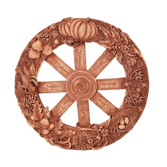 Pacific Giftware Pagan Wheel of The Year Wall Plaque, 11" Diameter