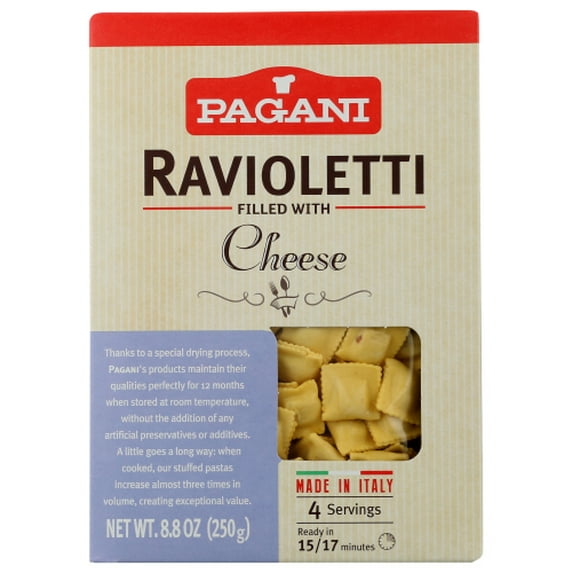 Pagani Cheese Ravioli 8.5 oz (Pack Of 8)
