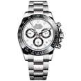 thumbnail image 1 of Pagani Design Daytona Homage Men's Watch Panda Analog Quartz Japan Movement Chronograph Luxury Wrist Watch Business Waterproof Silicone Strap Sports Pagani Watches for Men, 1 of 7