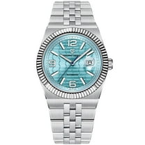 Pagani Design New Men's Automatic Watch Stainless Steel Mechanical Waterproof Wrist Watch for Men, Synthetic Sapphire Dial Glass PD-YS027