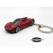 Pagani Huayra Maroon Red Car Rare Novelty Keychain 164 Diecast