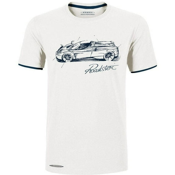 Pagani Huayra Roadster Men's T-Shirt Print -White