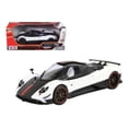 thumbnail image 1 of Pagani Zonda 5 Cinque White and Black 1/18 Diecast Model Car by Motormax, 1 of 1