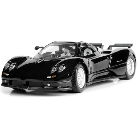 Pagani Zonda C12 Black 1/24 Diecast Car Model by Motormax