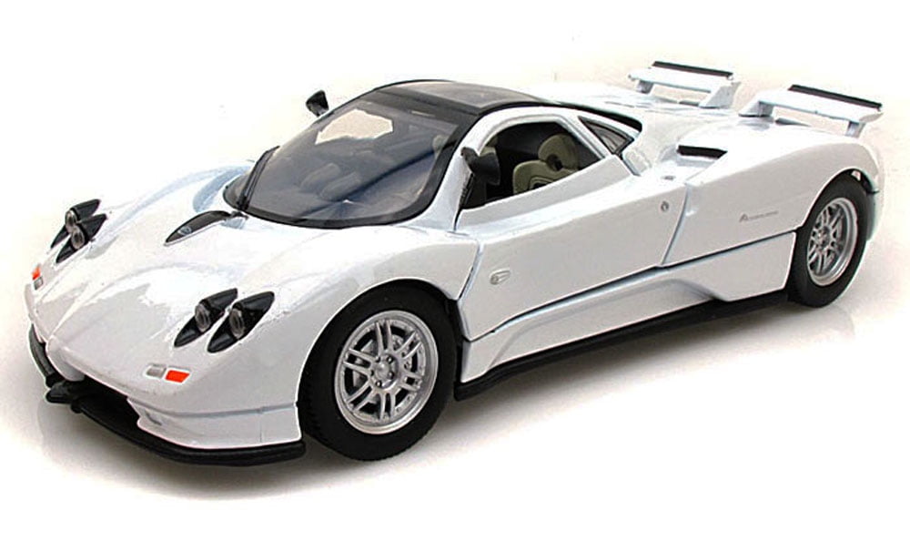 Pagani Zonda C12 White 1/24 Diecast Car Model by Motormax