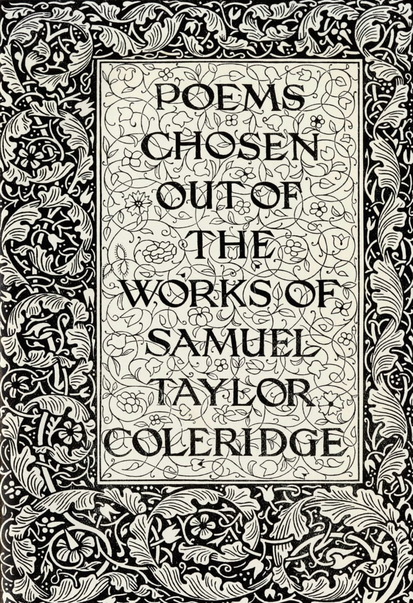 Page Decoration From The Kelmscott Press Coleridge Designed By William Morris 1834 To 1896 English Artist And Writer Canvas Art - Ken Welsh Design Pics (12 x 17)