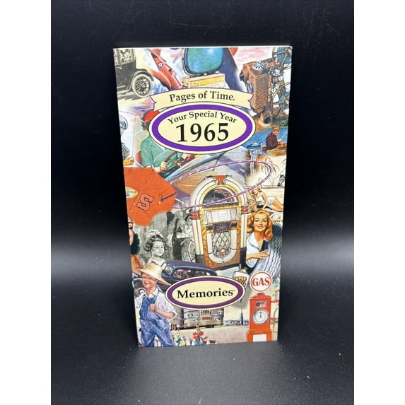 Page Of Time Memory Card 1965