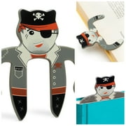 Page Pals Bookmark Bookholder | Page Holder | Music Holder Clip | Music Paper Holder | Magazine, Cookbook | Reading in Bed at Home | Office, Desk, Kitchen Use | Novelty Reading Gift Idea Pirate