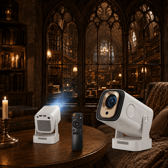 Page Projector, Page Project Book Projector, Wifi and Bluetooth Connectivity, HD Projection with Dynamic Visual Design, Autofocus and Keystone Correction, Multi-device Connectivity, Ideal for Reading