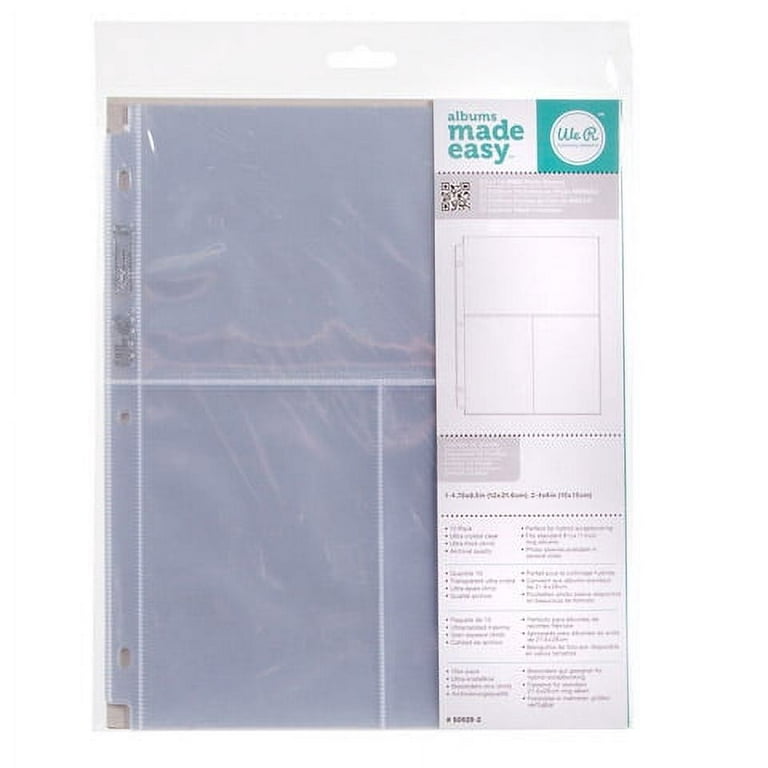Archival Methods Page Protector 3-Ring 10x11, Pack of 25 #33102