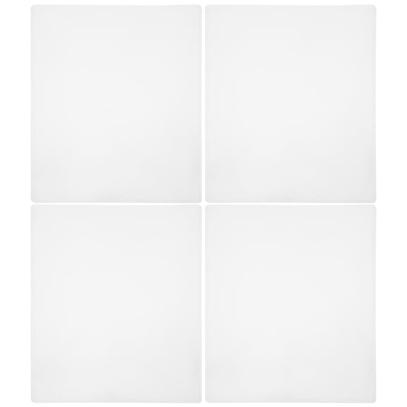 Clispeed 10Pcs Clear PVC Photo Sleeves Heavy Duty Plastic Sheet Protectors for Artwork Certificates