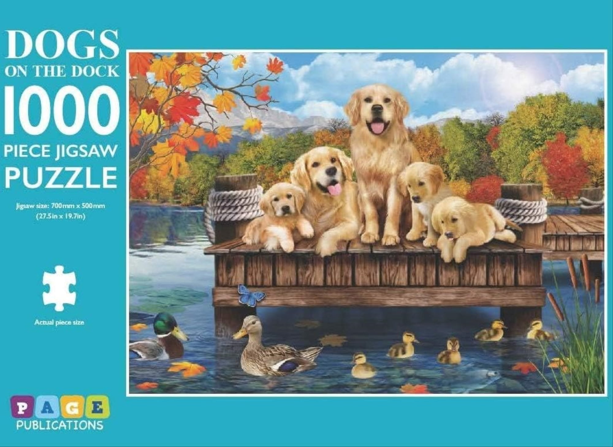 1000 Pieces Wooden Jigsaw Puzzles Funny Dogs Puzzles For Adults Every Piece  Is Unique Dog Reading The Newspaper On Toilet Family Puzzle Game Gift Toys  - Toys & Games - Temu