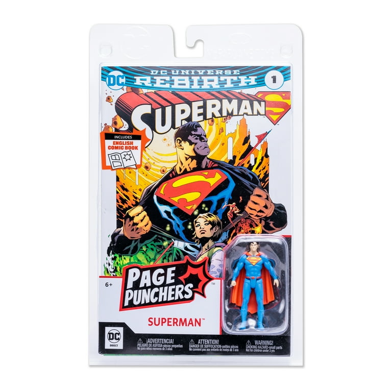 Page Punchers Superman Rebirth with Comic Action Figure 3 Page Punchers Superman Rebirth with Comic Action Figure 3