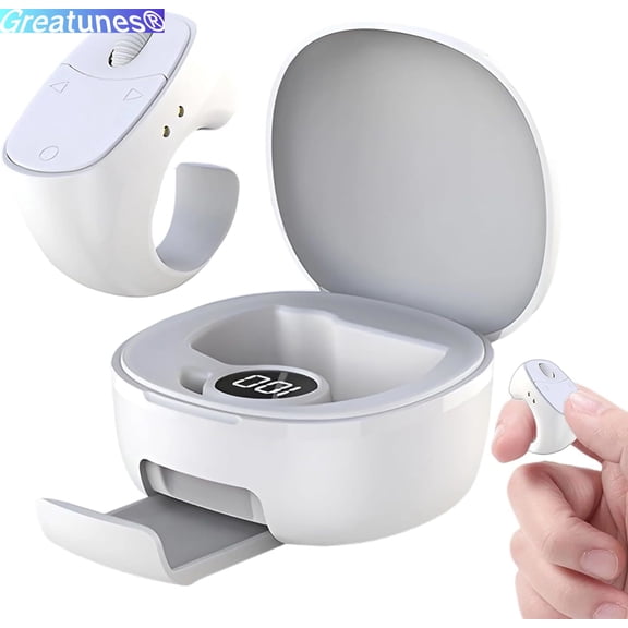 Page Turner Remote - Wireless Bluetooth Page Turning Tool with Scroll Control, Universal Compatibility for Tablets, Phones, Zoom Calls, Reading, Photography and Presentations