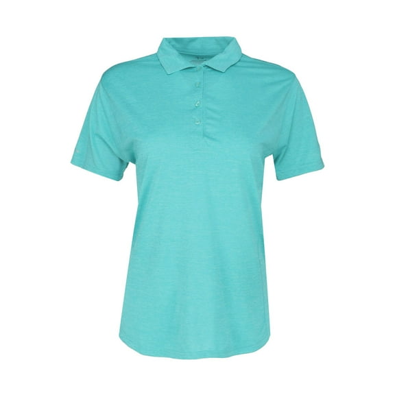 Page & Tuttle Womens Solid Heather Short Sleeve  Casual Athletic Polo Shirt