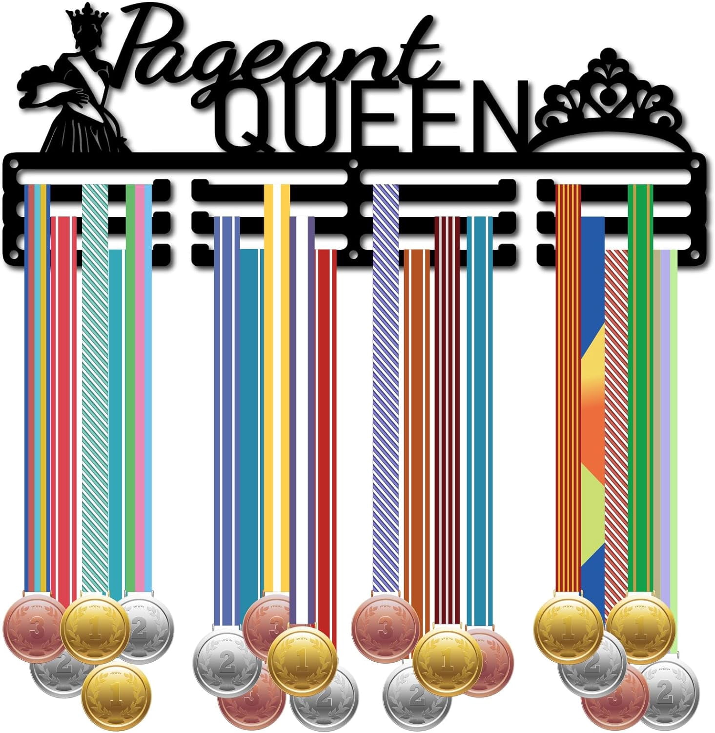 Pageant Racks Pageant Queen Medal Holder Hanger Display Medal Holder Sport Medal ...