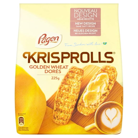 Pagen Golden Krisprolls 225g - Swedish Golden Krisprolls