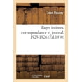 thumbnail image 1 of Pages Intimes, Correspondance Et Journal, 1925-1926 (Paperback), 1 of 1