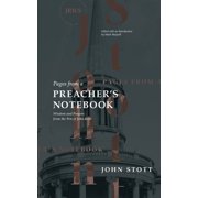 Pages from a Preachers Notebook Wisdom and Prayers from the Pen of John Stott Paperback