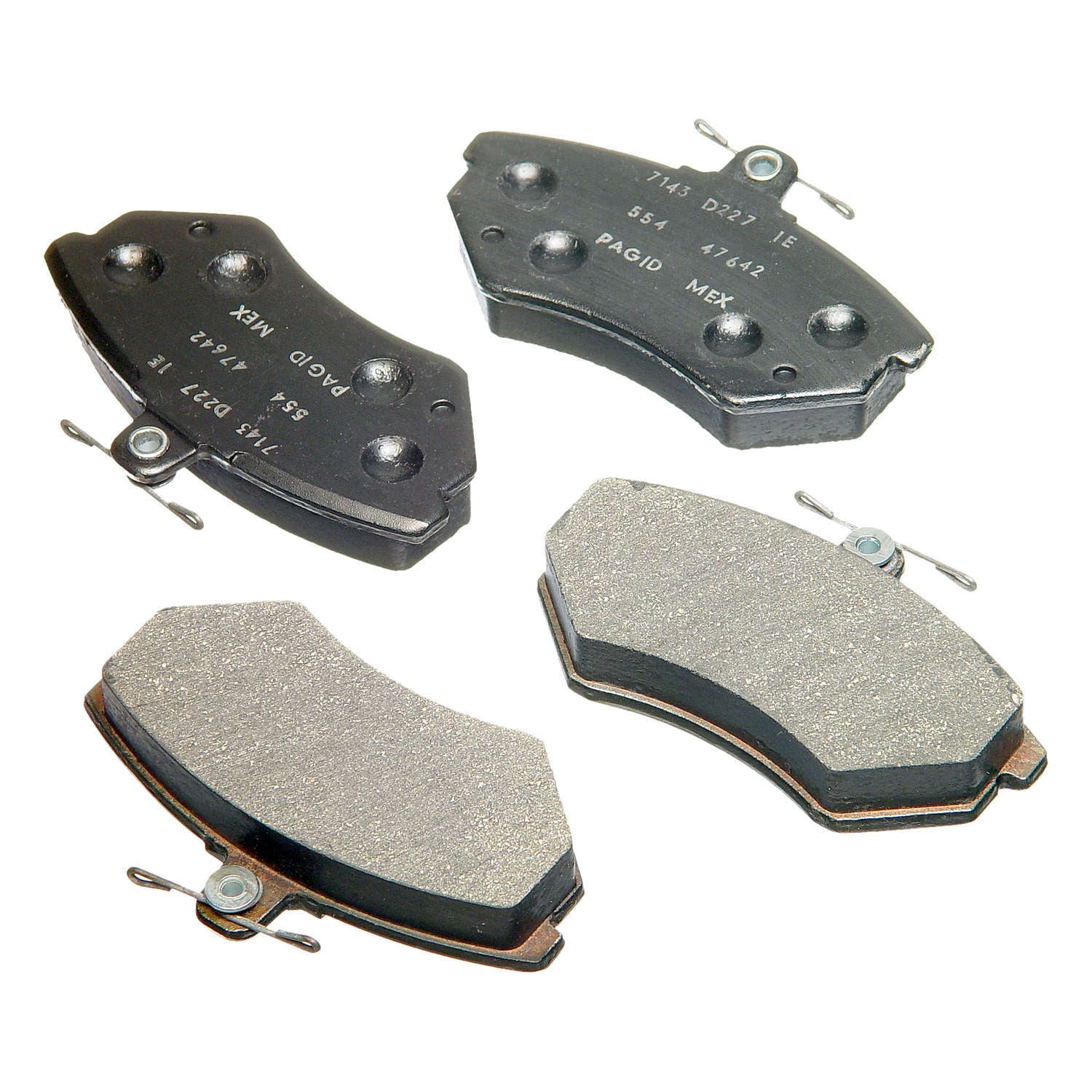 Pagid OE Formulated Brake Pad Set, w/ Shims
