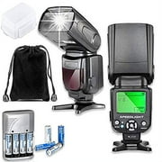 Paging Zone TTL Speedlite Flash DSLR Flash Bundle Canon, Black